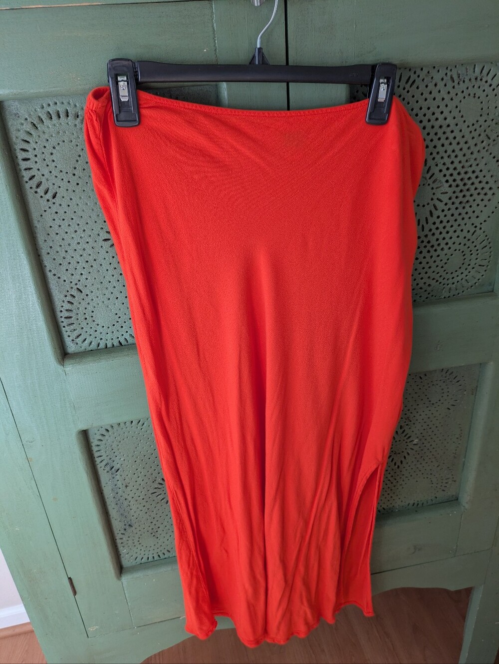 Old Navy Bright Orange Maxi Skirt